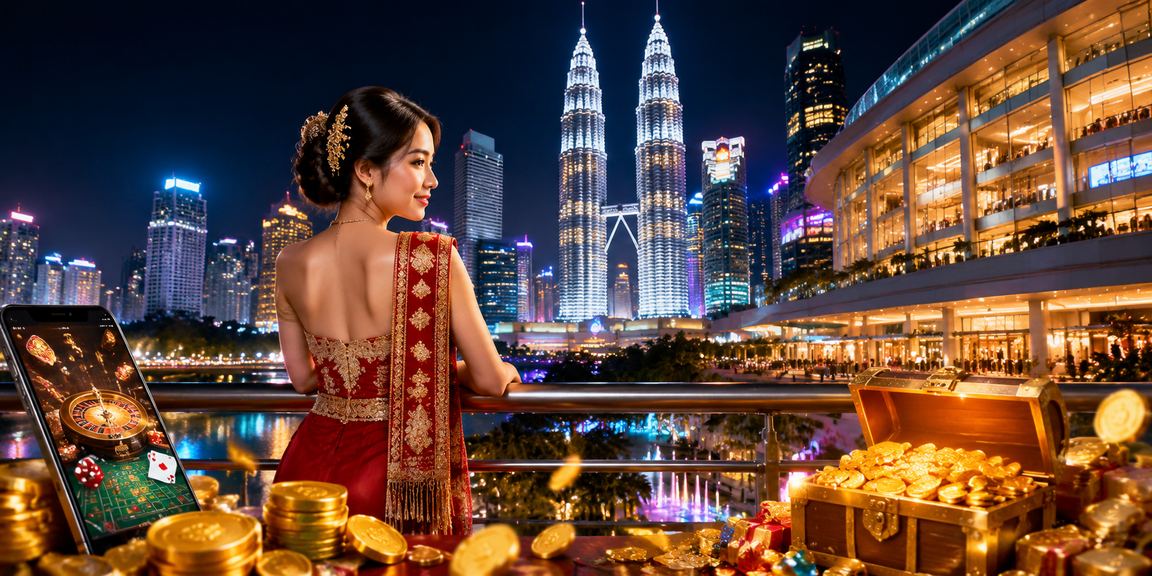 Suasana pertaruhan kasino di Kuala Lumpur dengan paparan permainan pelbagai