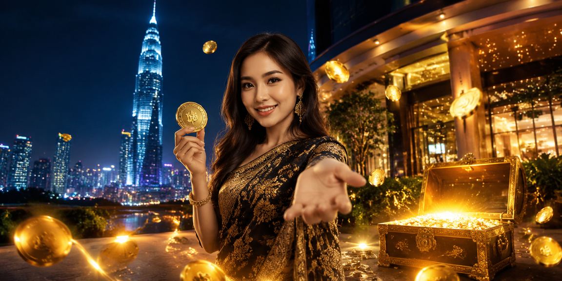 Kala pemandangan kasino hiburan di Kuala Lumpur pada waktu malam